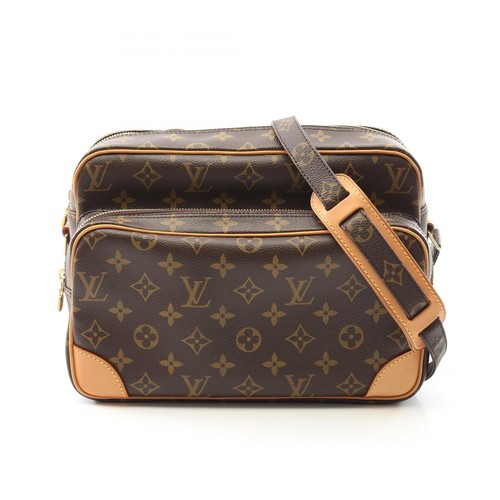 LOUIS VUITTON（LV） Borsa a tracolla Louis Vuitton Nilo M45244 Monogram pelle marrone usata