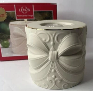 Strahlender Lichtbogen Windlichthalter LENOX American by Design 3,25" weiß verpackt - Bild 1 von 11