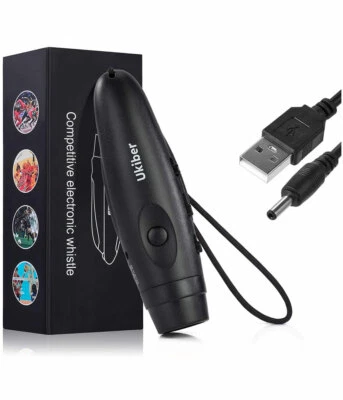 Ukiber 3-Tone Electronic Whistle - USB Rechargeable with emergency flashlight - Image 1 of 4