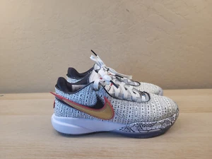 Nike Lebron 20 'the Debut' Sneaker's Shoes Style DJ5423-100 US Size 4.5 Boys - Picture 1 of 9