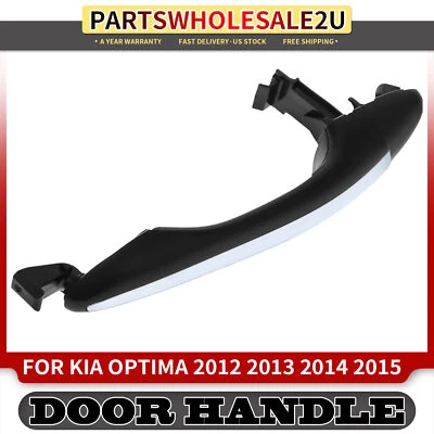 Manija de puerta exterior delantera derecha pasajero negro + cromo para Kia Optima 2012-2015 Foto 1 de 4