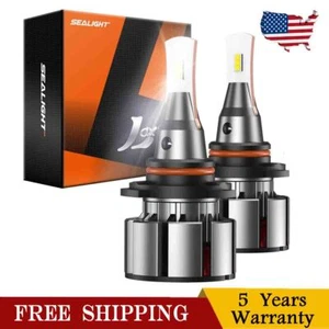 SEALIGHT 9006/HB4 LED Bulbs Fog Lights 24000 Lumen 2pcs Plug-N-Play Super Bright - Foto 1 di 8