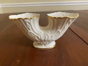 Lenox Double Blumenvase mit 24k Goldrand. Wald Sammlung. - Bild 1 von 2