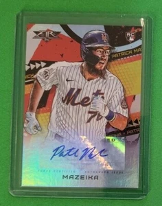 2022 Topps Fire - Patrick Mazeika RC AUTO - New York Mets - Picture 1 of 2