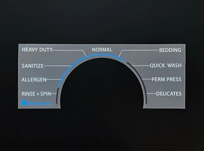 Etiqueta adhesiva para lavadora Samsung - para panel de control modelo WF42H5200AP - impermeable Foto 1 de 3