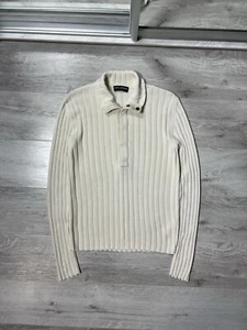 Dolce & Gabbana Ribed Turtleneck Knitted Sweater Cotton / Viscose / Linen Sz 50 - Picture 1 of 20