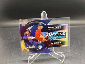 Henry Owens Gary Sanchez 2014 Bowman Chrome Dual-ing Die Cuts DDC-OS - Picture 1 of 2