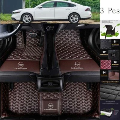 For Fiat 500 500L 500X Car Floor Mats Auto Luxury Custom Carpets Mats Waterproof - Image 1 of 4