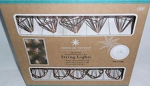 OPEN GEOMETRIC LED LIGHT SET 10" length BatteryOperated - Picture 1 of 2