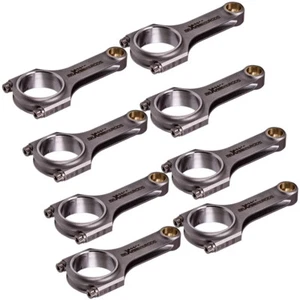 8x H-Beam Connecting Rods for Chevy Small block V8 engine 6.000" 2.100" .927" - Bild 1 von 12