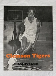 Maryland vs Clemson Tigers 1978-79  ACC Official BASKETBALL PROGRAM - Picture 1 of 9