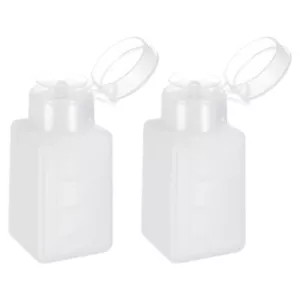 2pcs Solvent Alcohol Dispenser 200ml Push Down Dispenser Pump, White - Picture 1 of 6