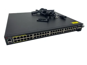 Brocade ICX7450-48P Switch with Dual ICX7400 1x40GQ and Dual AC - Picture 1 of 6