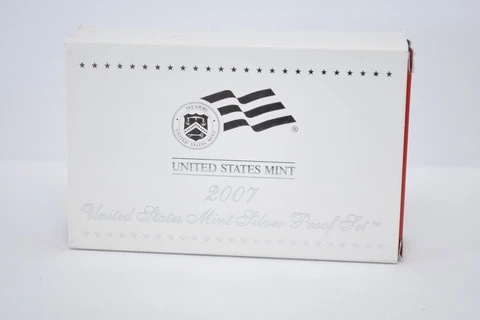 2007-S US Mint Silver Proof Set w/ Box & COA (ps1058) Cover