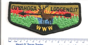 CUYAHOGA LODGE 17 S2 FLAP OHIO OA BSA MINT - Picture 1 of 1