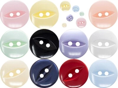 Fish Eye Buttons Baby Children 11.5mm   14mm   16mm   19mm - Image 1 of 4