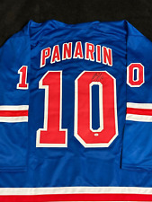 Artemi Panarin Signed New York Rangers Hockey Jersey COA