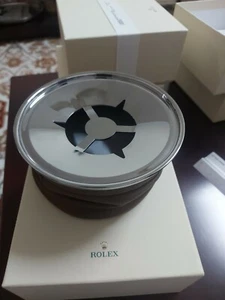Rolex EXTREMELY RARE Brown Leather Ashtray with Rolex Original box 4381238 - Picture 1 of 8