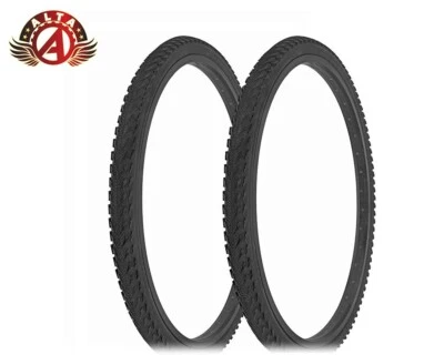 2 BICICLETA ALTA 26" X 1.90" NEGRO DURADERO TACOS LATERALES SEMI LISOS NEUMÁTICOS DE RENDIMIENTO. Foto 1 de 2