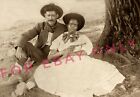 DIGITAL Vintage Photo of a African American Black Woman & Gun & Mexican Man
