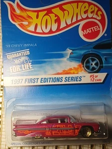 Hotwheels 1997 First Edition '59 Pink Chevy Impala - Bild 1 von 6
