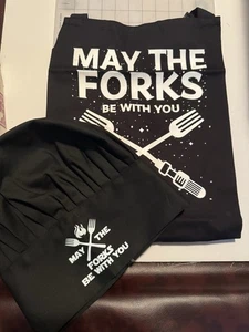 Star Wars Novelty Apron and Chef Hat Set | May the Forks be With You - Picture 1 of 1
