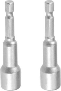 Utoolmart 1/4" Quick-Change Hex Shank 10mm Magnetic Nut Setter Driver 2pcs - Picture 1 of 8