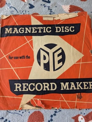 LP Magnetic Disc For Use With The PYE Record Maker Vintage Foto 1 de 4