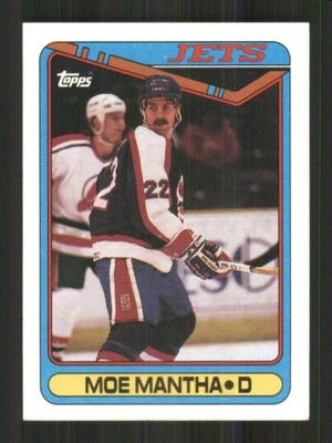 Moe Mantha 1990-91 Topps #354 Winnipeg Jets 41133 - Image 1 of 2