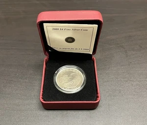 Colección de dinosaurios de $4 2008: Triceratops - moneda de plata pura - Imagen 1 de 2