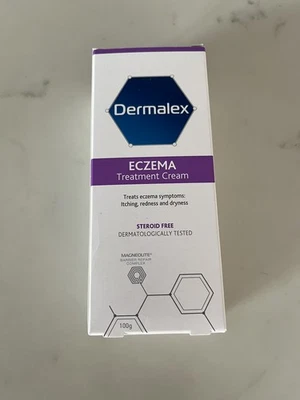 Dermalex Eczema Treatment Cream 100g Dermatology Free Delivery BBE 02/26