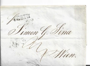 UNGHERIA 1840 PESTH TO WIEN PRE FRANCOBOLLO LETTERA 654 (ZZ464) - Foto 1 di 1