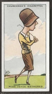 CHURCHMAN-PROMINENT GOLFERS 1931 (STANDARD SIZE)-#45- MISS JOYCE WETHERED  - Picture 1 of 2