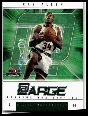 Ray Allen 2004-05 Fleer Genuine #13AL  At Large - Image 1 of 2