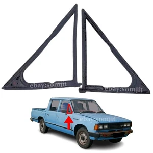 Quarter Window Vent Door Rubber Seal Black For Nissan Datsun 720 Pickup 1980-86. - Picture 1 of 5