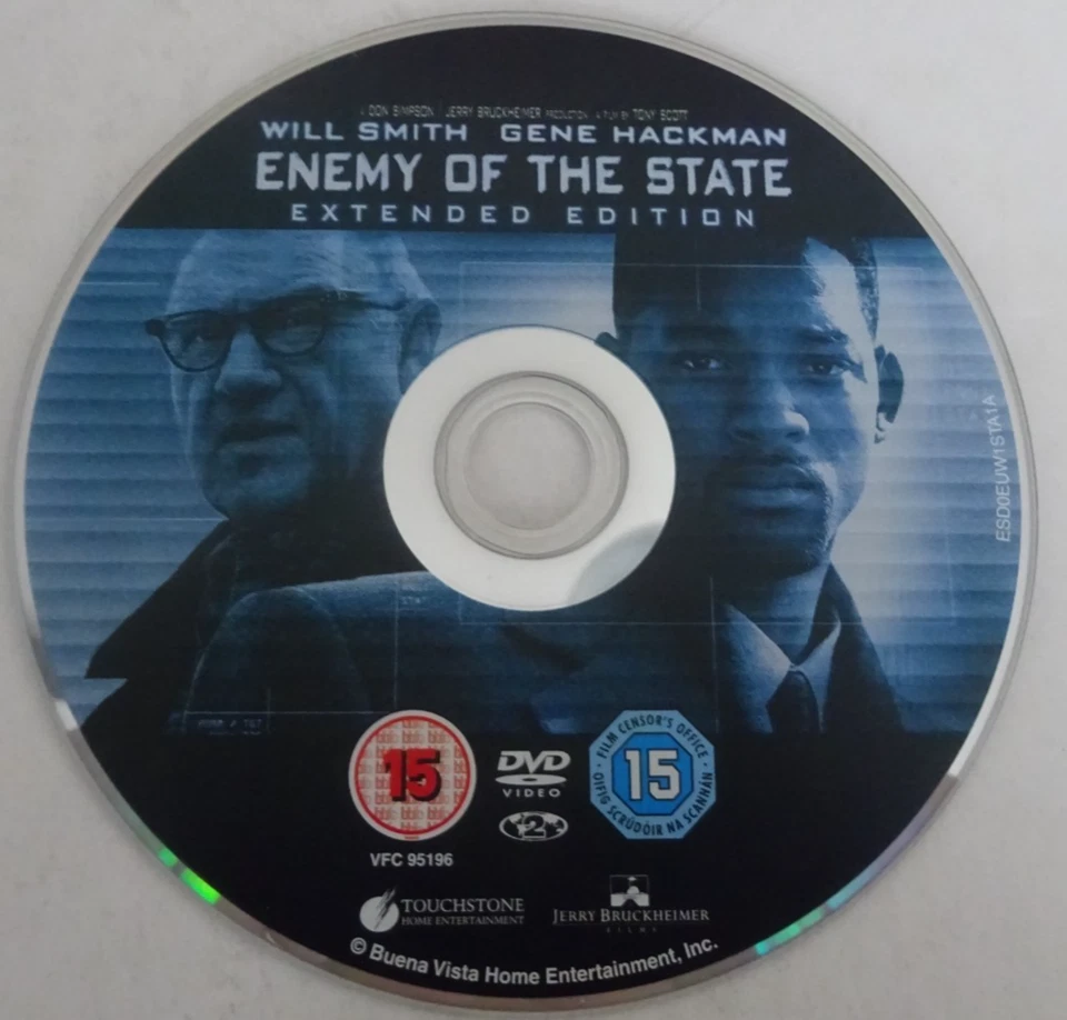 Enemy Of The State (DVD, 2007) DISC ONLY - Image 1 of 1