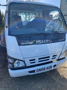 Isuzu Grafter NKR 77 dropside flatbed truck 2008 No VAT - Picture 1 of 13