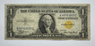 1935 A $1 NORTH AFRICA Silver Certificate WW11 Emergency Issued - Image 1 of 2