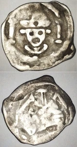 REGENSBURG Bayern Bischof Pfennig Mittelalter gehämmert Silbermünze um 1300 17M - Bild 1 von 13