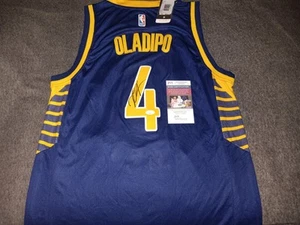 Camiseta deportiva firmada por Victor Oladipo de los Indiana Pacers certificado de autenticidad Jsa - Imagen 1 de 3