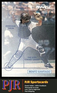 Benito Santiago 1992 Pinnacle #615 San Diego Padres 35% Off 4+ - Picture 1 of 2