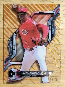 2018 Topps High Tek Orbit Diffractors Orange #HTRI Raisel Iglesias B (EX) - Picture 1 of 2