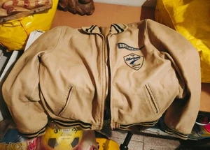 CHEVIGNON GIUBBINO UOMO IN PELLE Tg M VINTAGE MAN LEATHER JACKET - Imagen 1 de 5