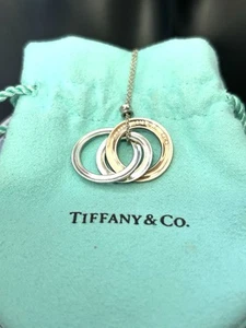 Tiffany & Co Rubedo & Silber Kreis Anhänger & Kette - Bild 1 von 8