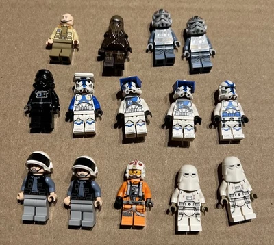 Lego Star Wars Minifigura Lote de 14-Snowtroopers/Clon Troopers/At-At Drivers... Foto 1 de 4