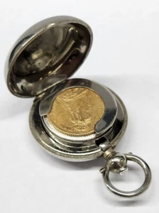 1891-S Half Gold Australian Sovereign With Dennison Case - Picture 1 of 6