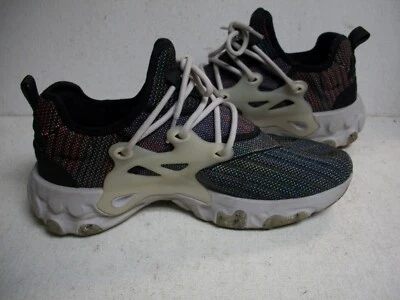 Nike React Presto Flyknit Men's Sz 8.5 US Multi Black Athletic Shoes CN1709-001 - Image 1 of 4
