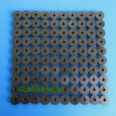 100 PCS LARGE METAL BOBBINS fits PFAFF 541 545 1240 1245 Alder 167 JUKI #18339 - Image 1 of 2