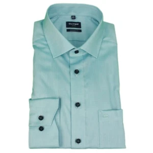 Olymp Luxor Modern Fit Herren Businesshemd grün 120154 41 mint - Bild 1 von 3