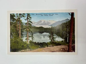 Vintage Alaska HHT Postcard - Mendenhall Glacier, Auk Lake Juneau, AK - NOS New - Picture 1 of 2